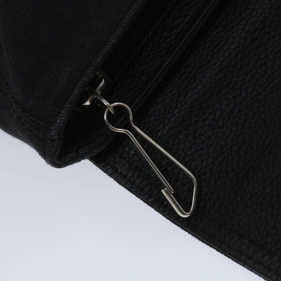 BALENCIAGA Clutch Bag Canvas Black Auth bs9026 - Picture 8 of 15